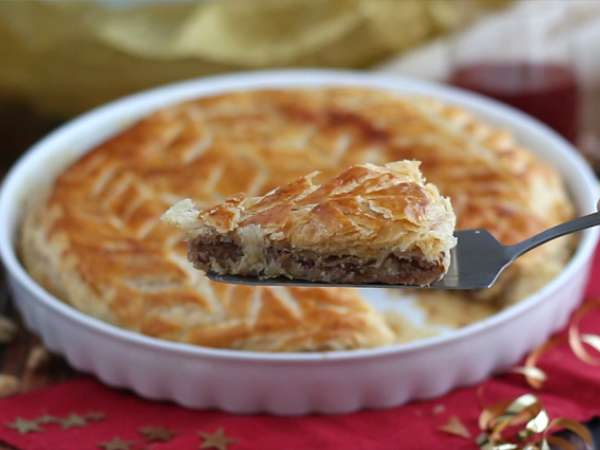 Frangipane málna pisztácia galette des rois - Előkészítés lépés 8