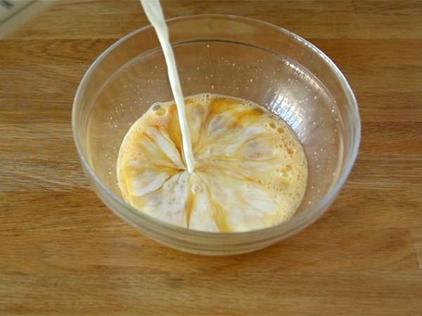 Pastis palacsintatészta - Előkészítés lépés 1