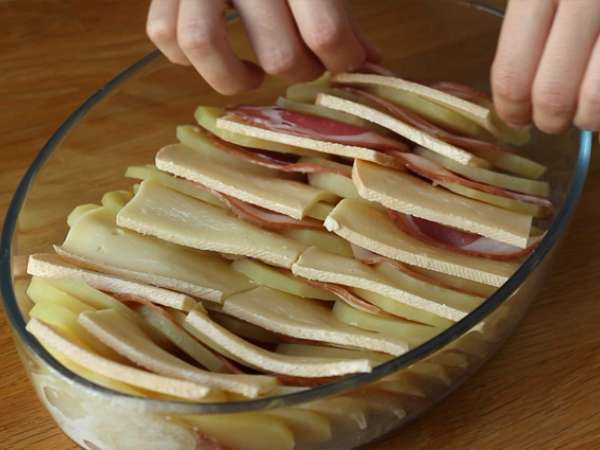 Raclette gratin - Előkészítés lépés 4