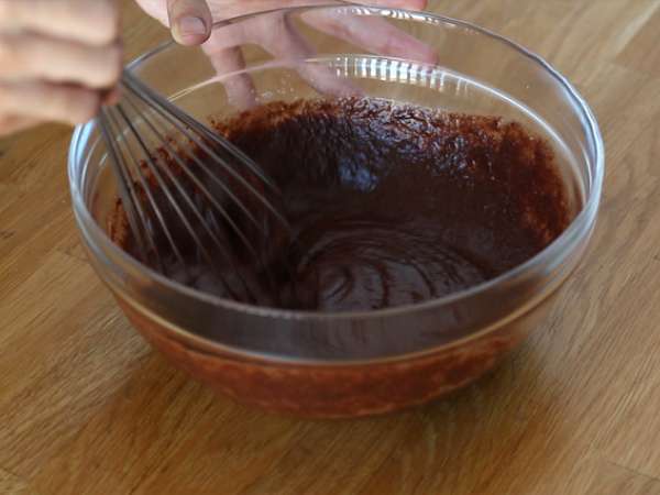 Brownie vaj nélkül - Előkészítés lépés 2