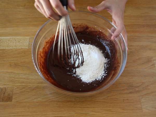 Brownie vaj nélkül - Előkészítés lépés 3