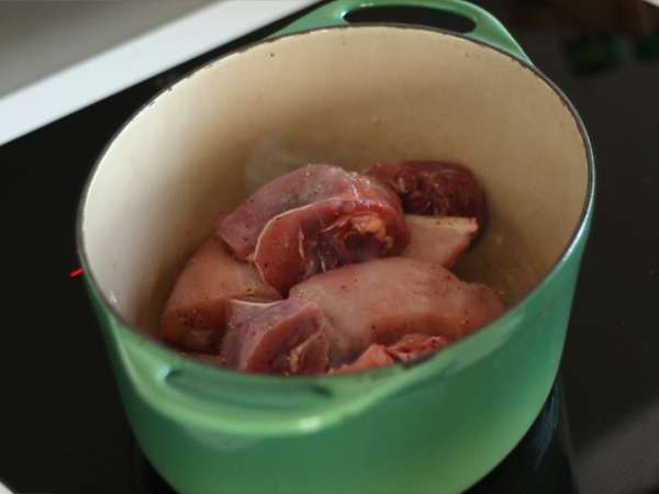 Coq au vin - Előkészítés lépés 2