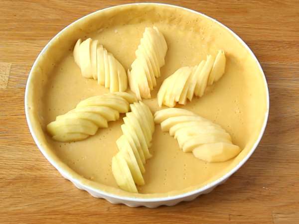 Alma és mandula torta (Tarte normande) - Előkészítés lépés 7