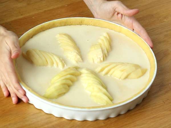 Alma és mandula torta (Tarte normande) - Előkészítés lépés 8