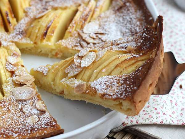 Alma és mandula torta (Tarte normande) - Előkészítés lépés 10