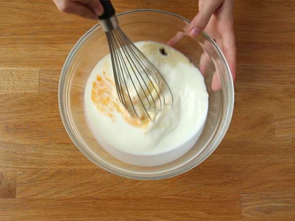 Cheesecake és francia pirítós sajttorta rudak (francia pirítós sajttorta rudak) - Előkészítés lépés 2