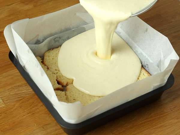 Cheesecake és francia pirítós sajttorta rudak (francia pirítós sajttorta rudak) - Előkészítés lépés 5
