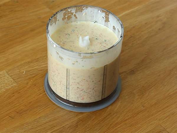 Friss lazac és füstölt lazac terrine - Előkészítés lépés 1