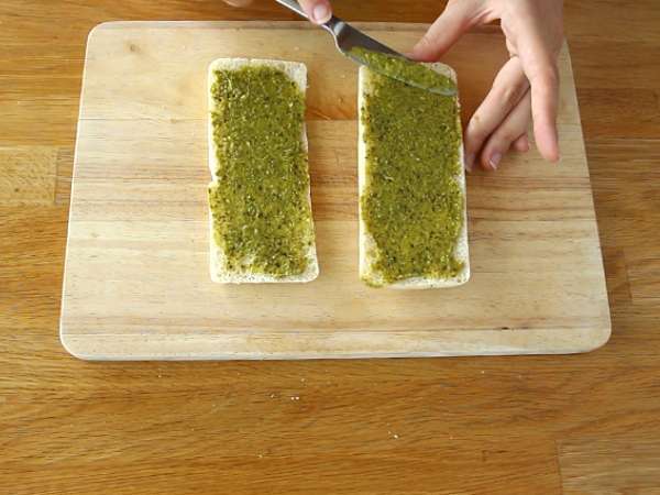 Olasz stílusú panini - Előkészítés lépés 2