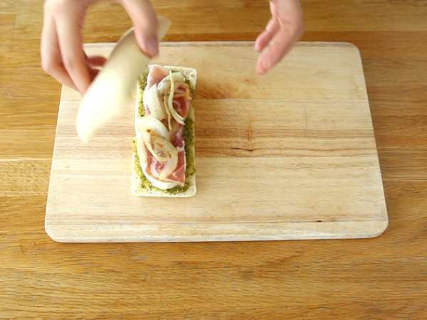 Olasz stílusú panini - Előkészítés lépés 5