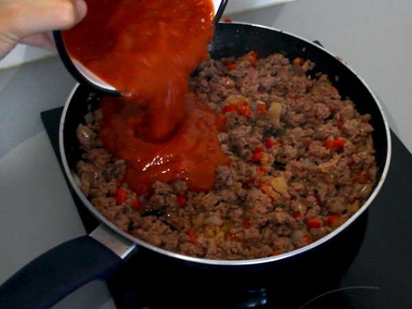 Sloppy Joes Burger - Előkészítés lépés 3