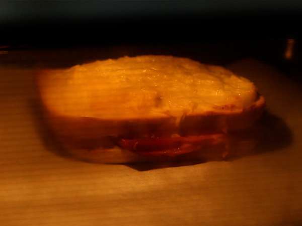 Gourmet croque-monsieur béchamel mártással - Előkészítés lépés 4