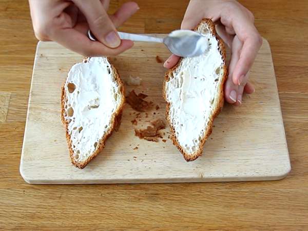 Sonkás-sajtos croissant - Előkészítés lépés 1