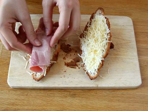 Sonkás-sajtos croissant - Előkészítés lépés 2