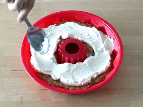 Sárgarépa piskóta sajttorta töltelékkel - Előkészítés lépés 6