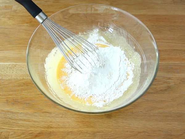 Rétegtorta eperrel és mascarpone krémmel - Előkészítés lépés 2