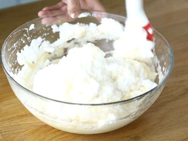 Rétegtorta eperrel és mascarpone krémmel - Előkészítés lépés 3