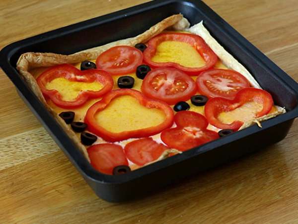 Tavaszi sárgarépa quiche - Előkészítés lépés 5