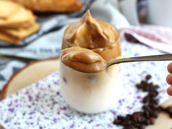 Dalgona kávé mousse - Előkészítés lépés 3