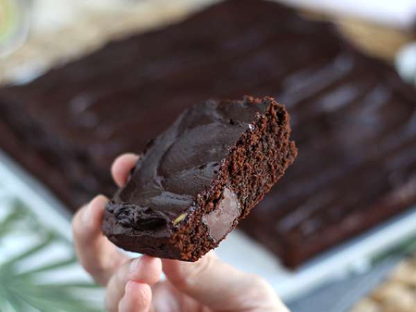 Avokádó és csokoládé Brownie vaj nélkül - laktózmentes - Előkészítés lépés 6
