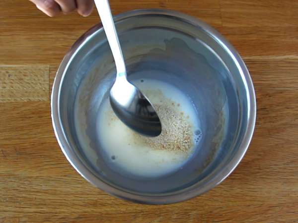 Borjúhúsgombóc mozzarellával töltve - Előkészítés lépés 1