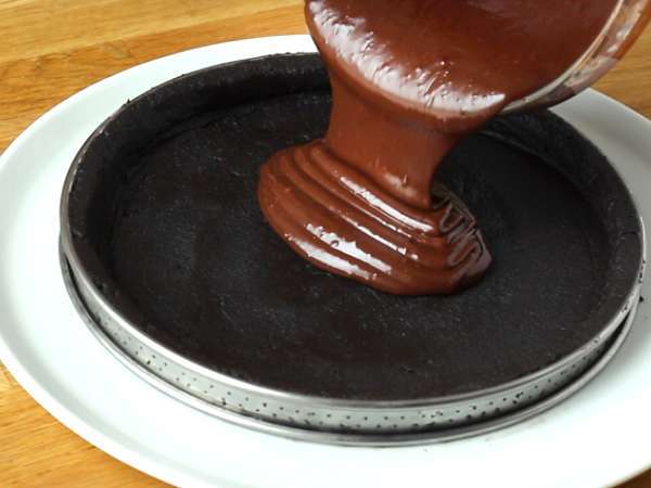 Csokoládé és oreo tortácska - Előkészítés lépés 4
