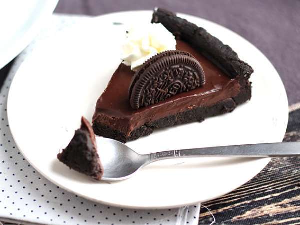 Csokoládé és oreo tortácska - Előkészítés lépés 6