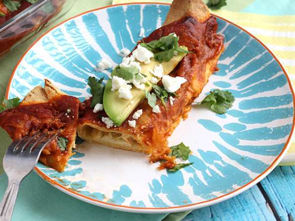 Csirke Enchiladas chili mártással - Előkészítés lépés 8