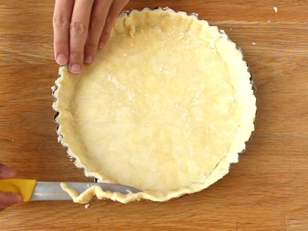 Pekándiós pite. Pekándiós pite - Előkészítés lépés 3