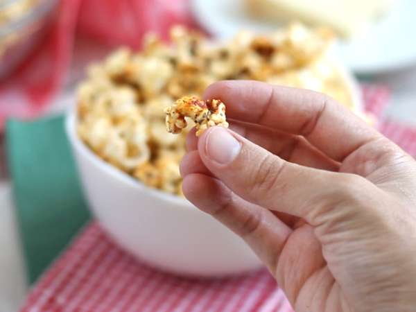 Pizza ízesítésű popcorn - Előkészítés lépés 5