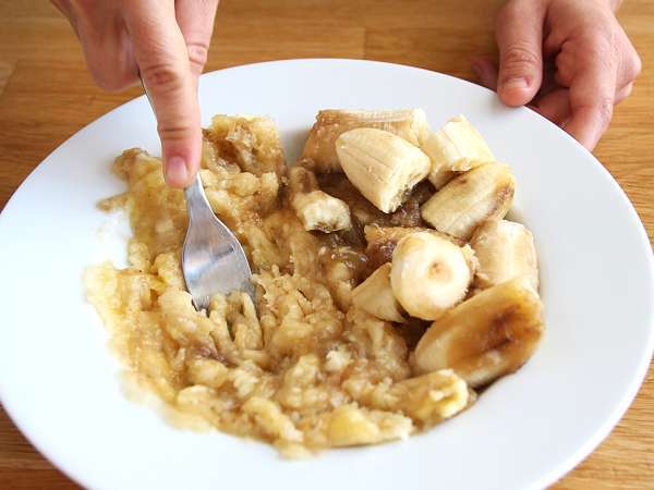 Cukormentes banántorta - Banánkenyér - Előkészítés lépés 1