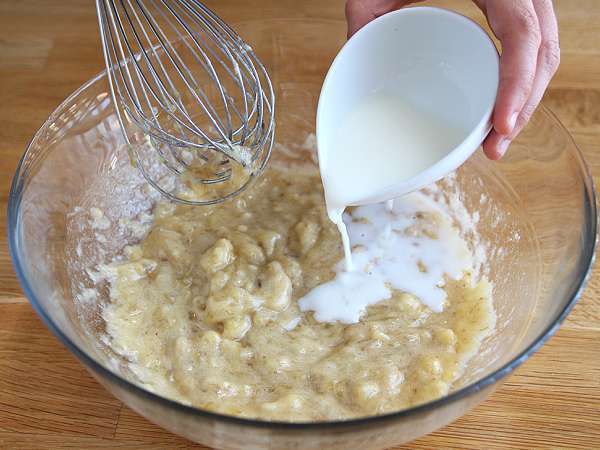 Cukormentes banántorta - Banánkenyér - Előkészítés lépés 2