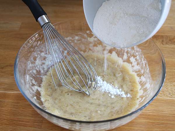 Cukormentes banántorta - Banánkenyér - Előkészítés lépés 3