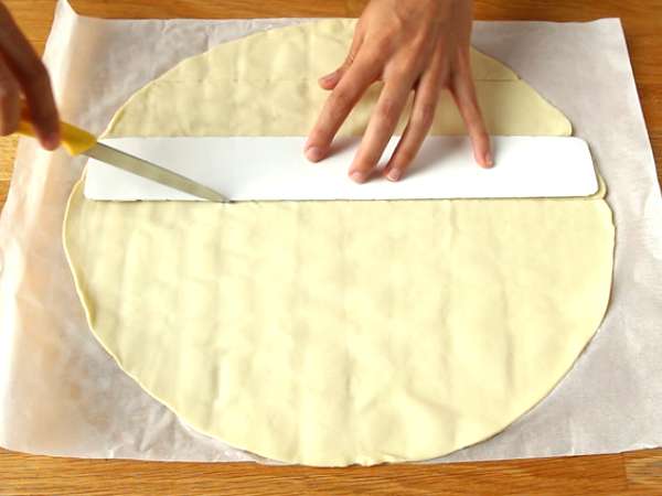 Mini croissant gabonafélék - Előkészítés lépés 1