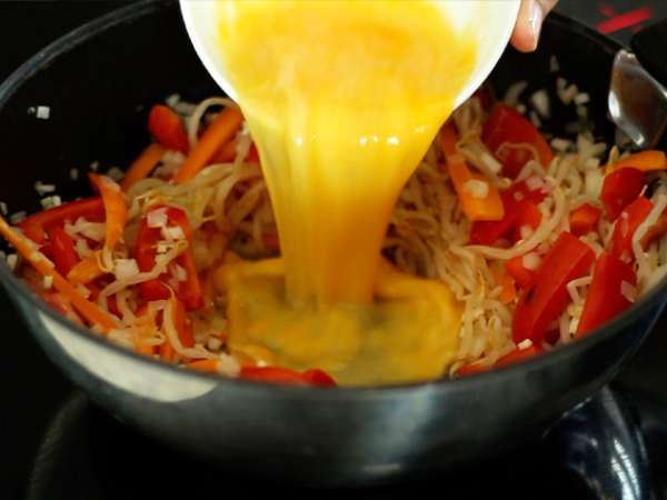 Pad thai tofuval - Előkészítés lépés 6