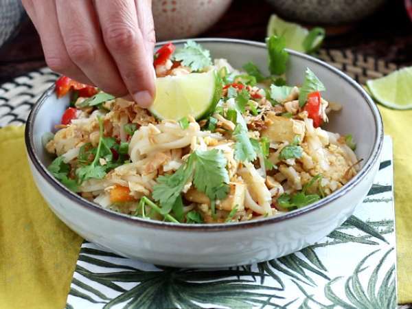 Pad thai tofuval - Előkészítés lépés 8