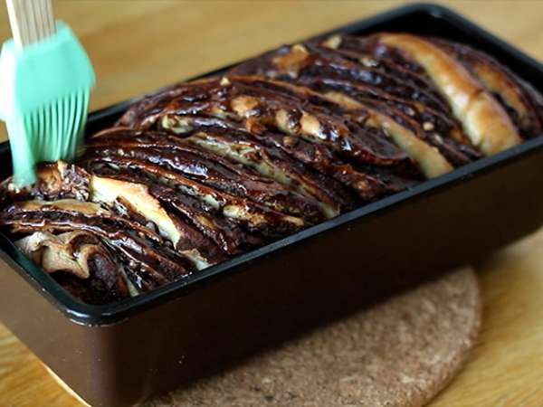 Csokoládé és mogyorós babka briós - Előkészítés lépés 9