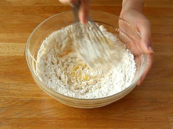 Pireneusi áfonyás pite - Előkészítés lépés 1