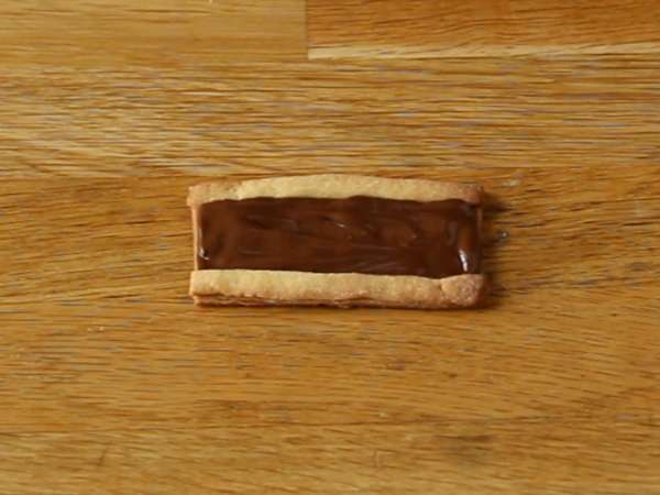 Mézeskalács keksz m&m-ekkel - Előkészítés lépés 6