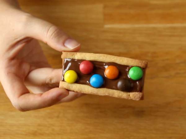 Mézeskalács keksz m&m-ekkel - Előkészítés lépés 7