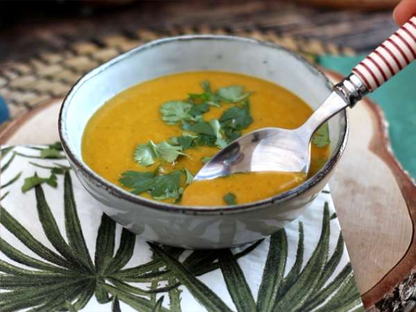 Butternut és korall lencseleves - Előkészítés lépés 4