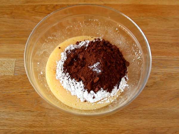Mikrohullámú brownie - Előkészítés lépés 2