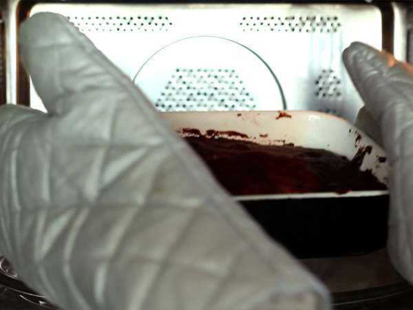 Mikrohullámú brownie - Előkészítés lépés 3