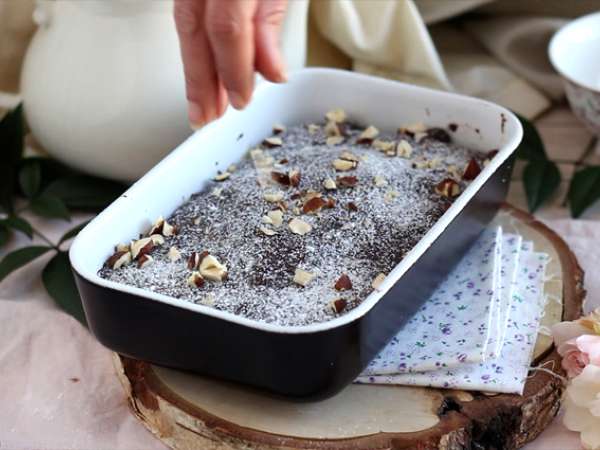 Mikrohullámú brownie - Előkészítés lépés 4