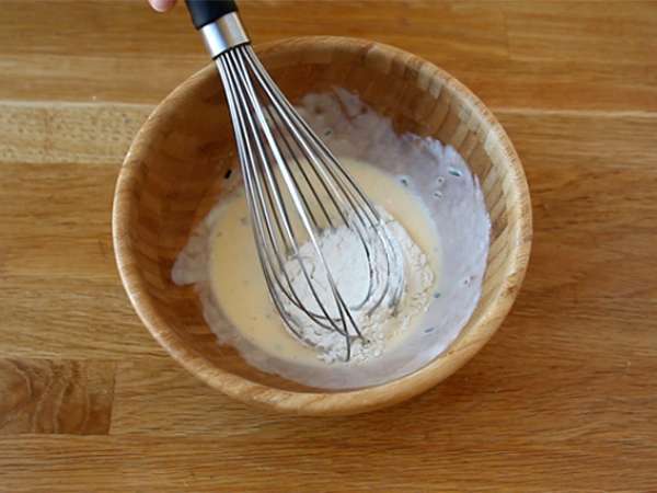 Burgonyás gofri - Gofri szendvics füstölt lazaccal és fromage frais-val - Előkészítés lépés 1