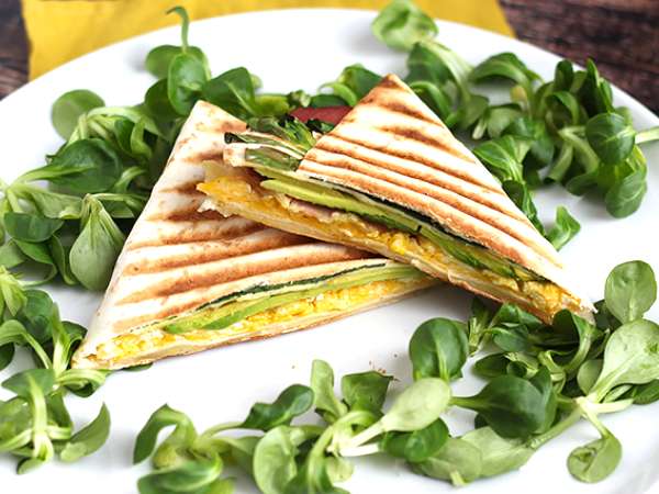 Brunch-stílusú pirított wrap - Tortilla Wrap Hack - Előkészítés lépés 7