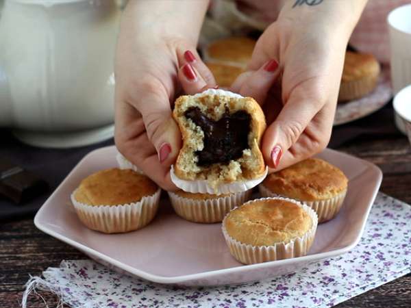 Csokoládé szív muffinok - Vegán és gluténmentes - Előkészítés lépés 4