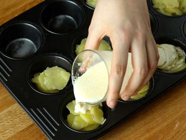 Mini gratins dauphinois - Előkészítés lépés 3
