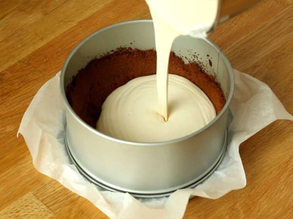 Vaníliás ricotta sajttorta - Előkészítés lépés 5