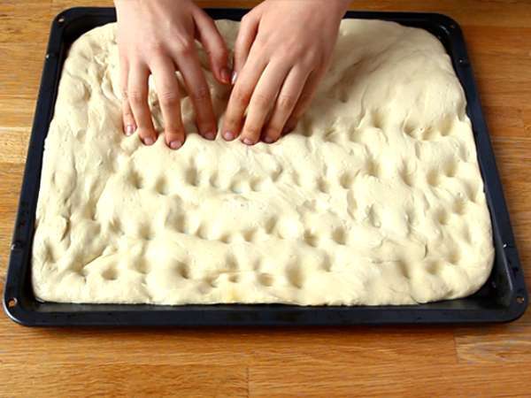 Focaccia virágok - focaccia art - Előkészítés lépés 5